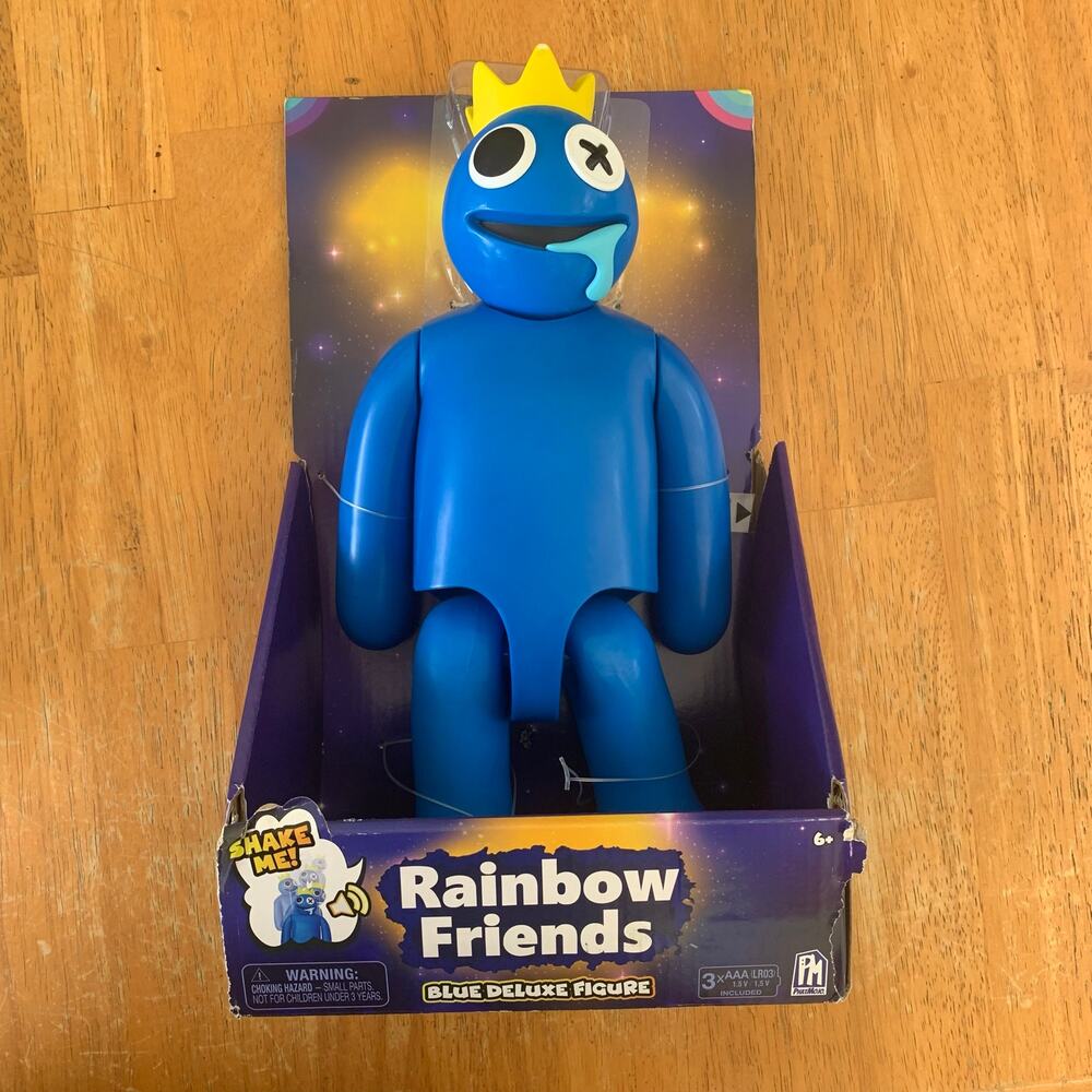 Rainbow Friends Blue Deluxe Figure – Electronic Sound Toy – PhatMojo